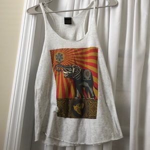 Obey Printed Muscle Tank